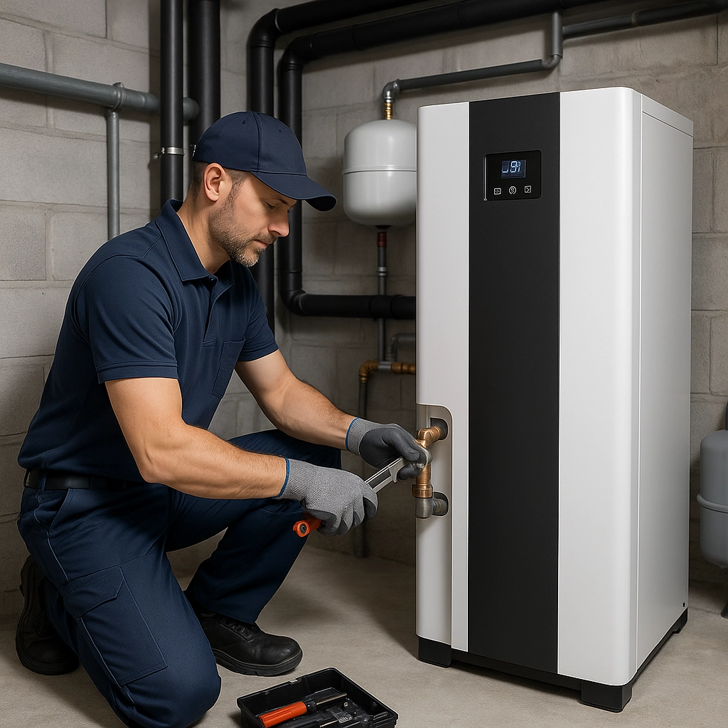Professionelle Wärmepumpen Installation durch Fachhandwerker